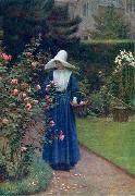Edmund Blair Leighton The roses' day France oil painting reproduction
